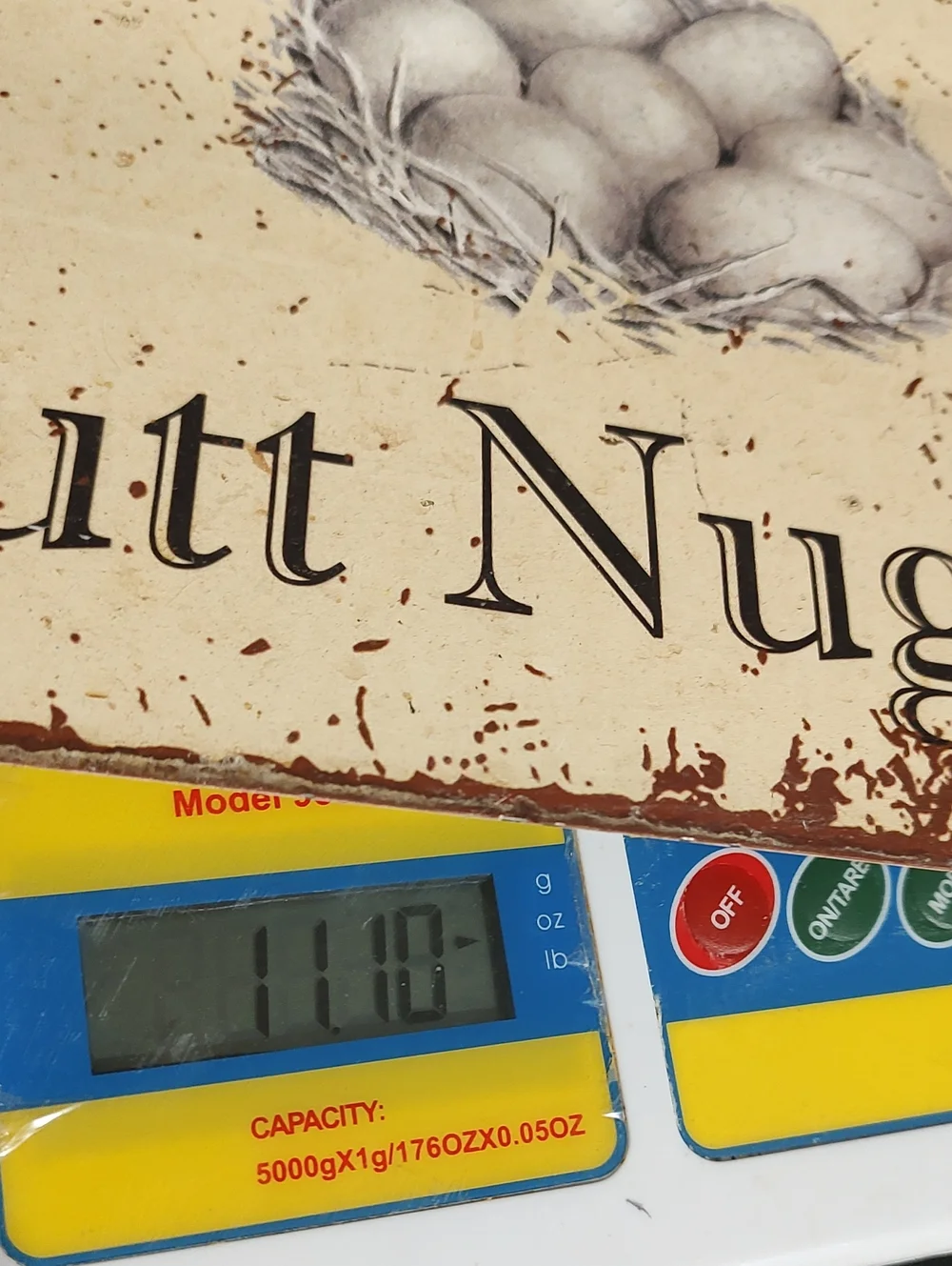 Farm Fresh Butt Nuggets Vintage-Style Tin Wall Sign